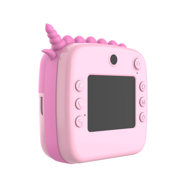 Детская камера Kid Joy Print Cam P23 с картинкой единорога, розовая